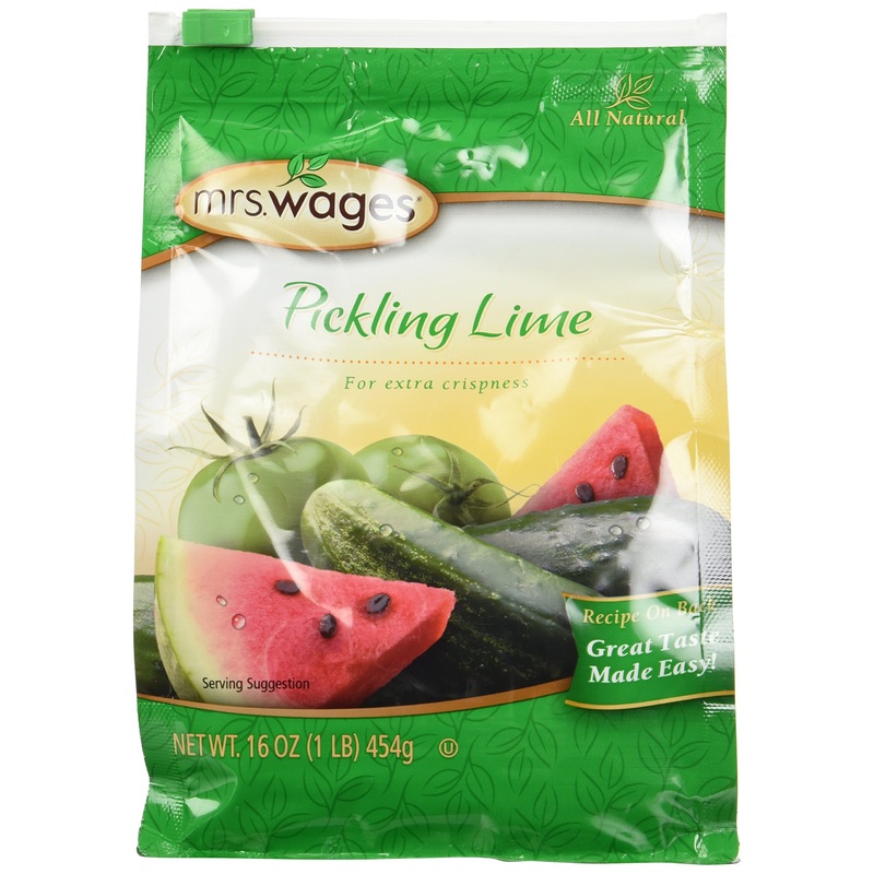Mrs Wages Pickling Lime 16 Oz (Pack of 3) 1 Pound (Pack of 3)