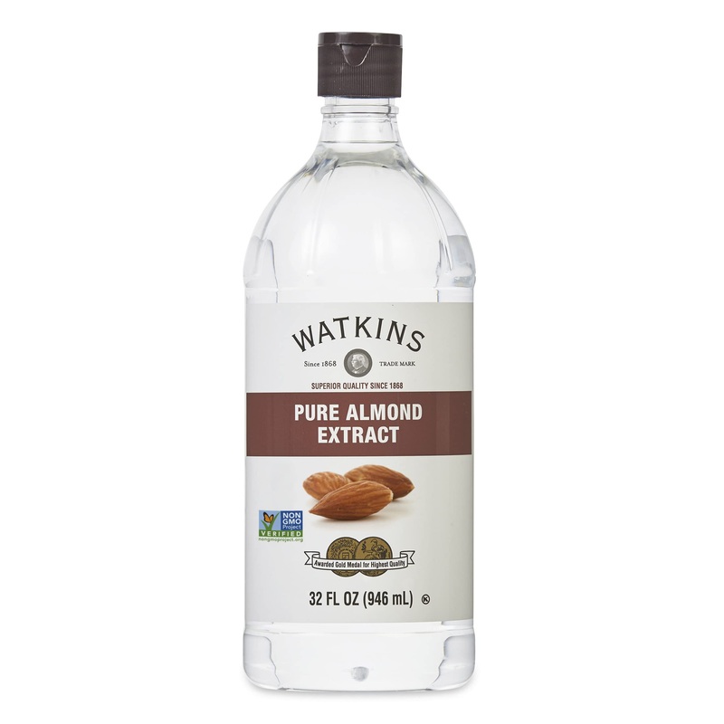 Watkins Pure Almond Extract 32 fl. oz. Economy Sized Bottle 1 Count (21903)